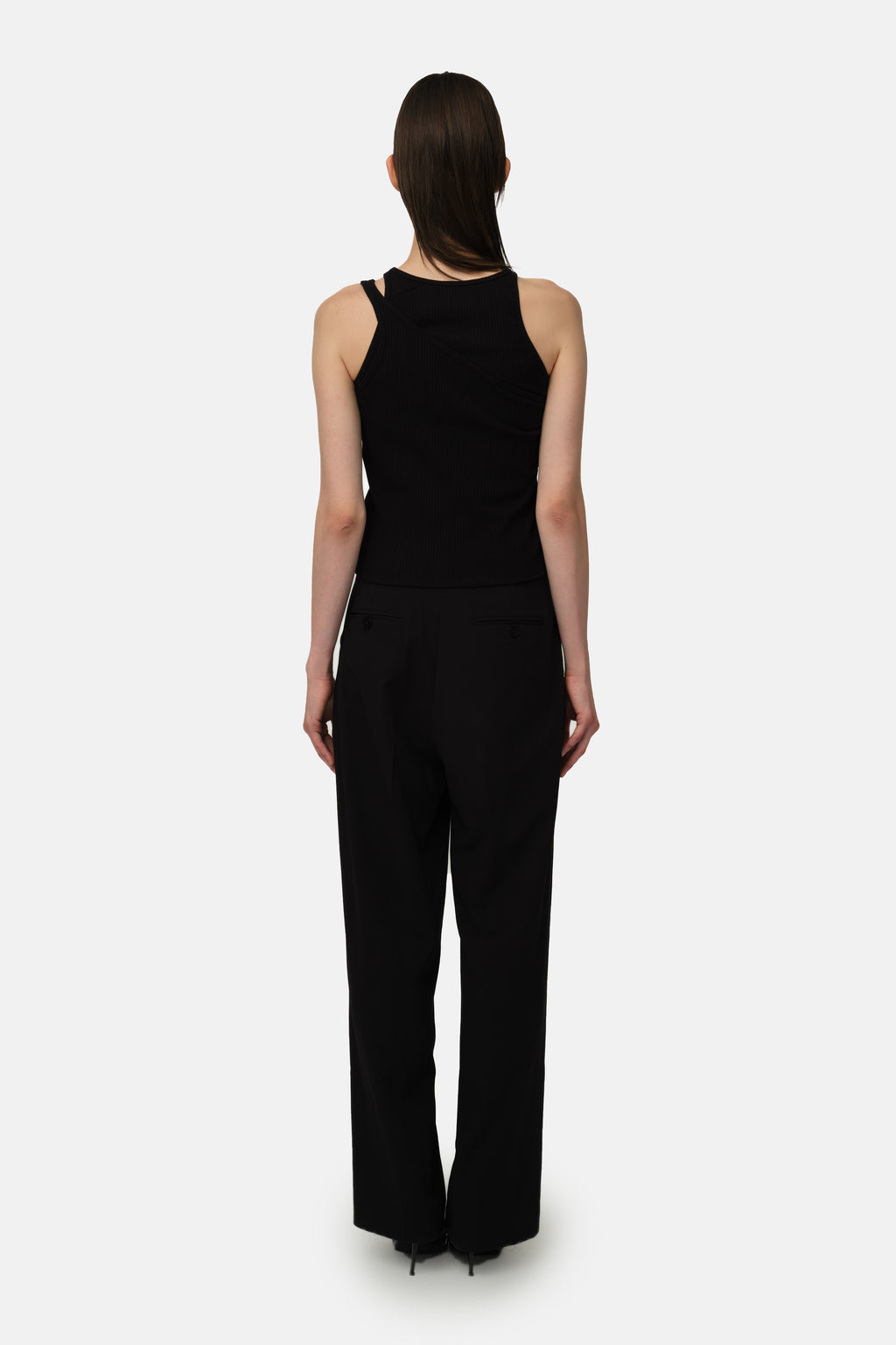 Frost Layered Tank - Black