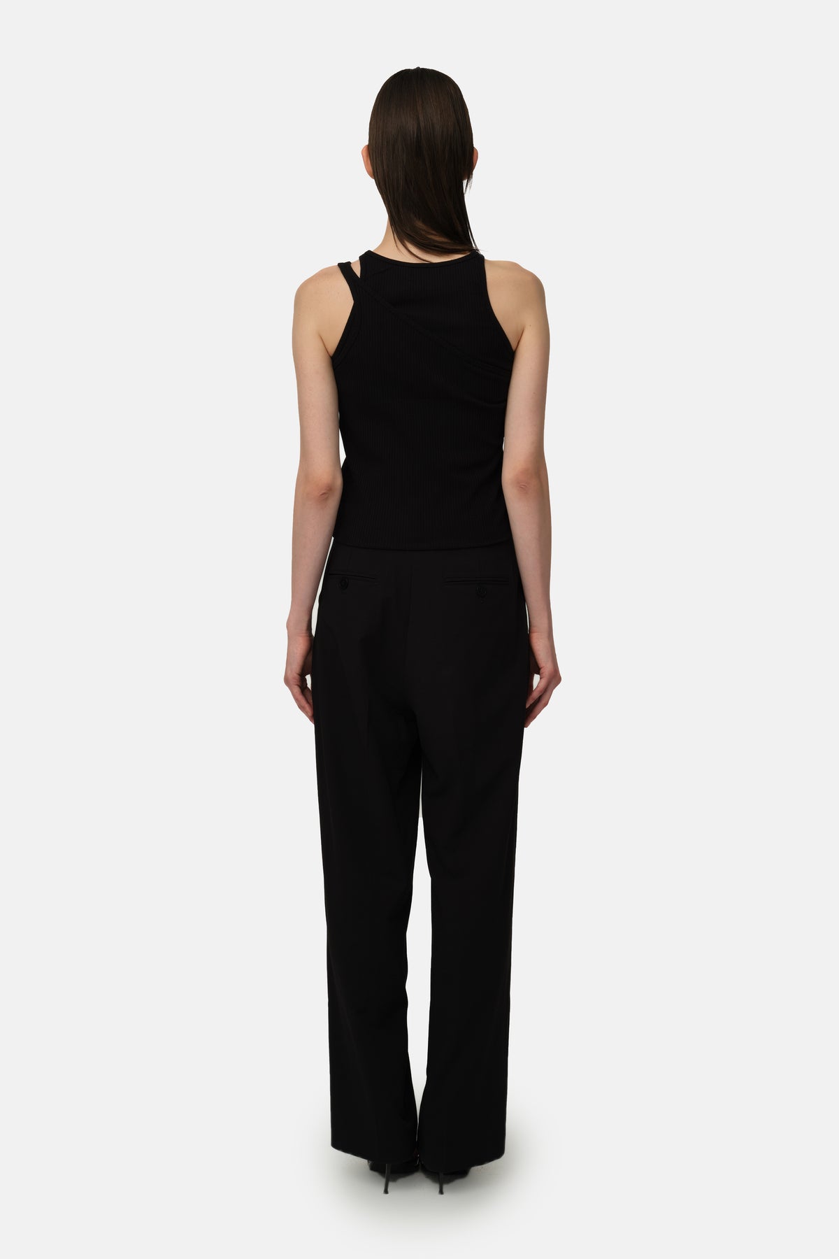 Frost Layered Tank - Black