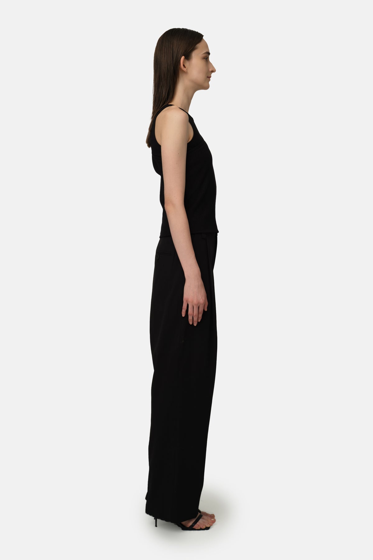 Frost Layered Tank - Black