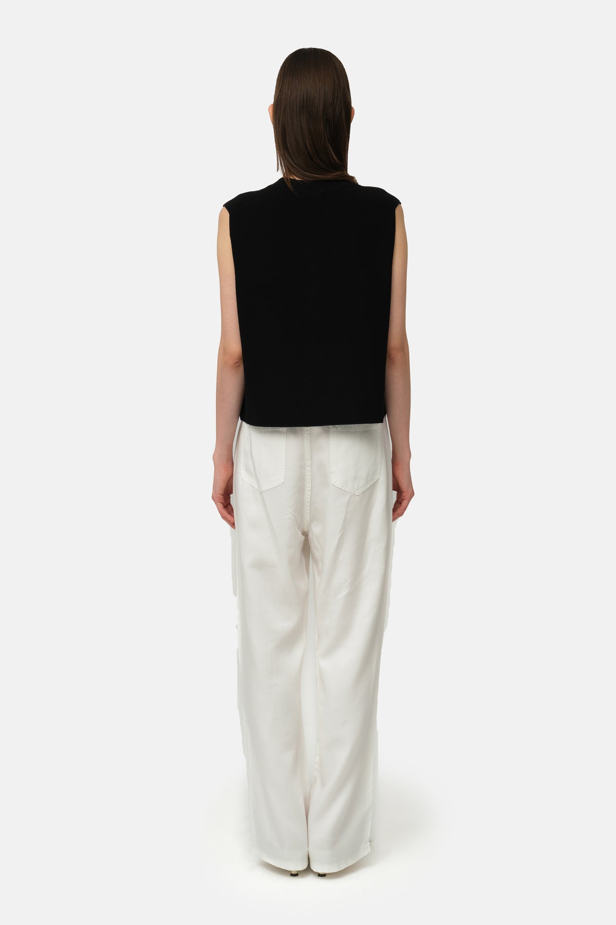 Aura Knit Vest - Black